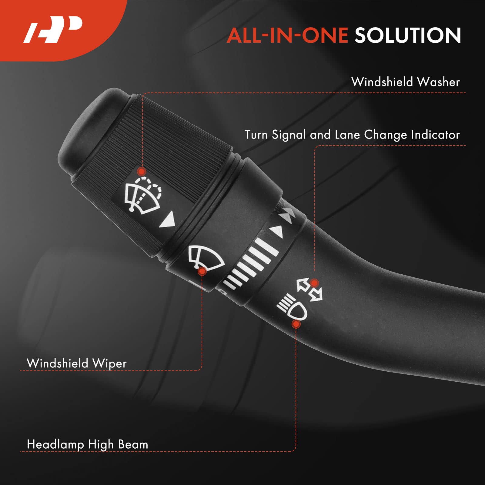 A-Premium Multifunction Switch Turn Signal Switch Windshield Wiper Washer Switch Compatible with 1999-2003 Ford F-150 F150 Explo