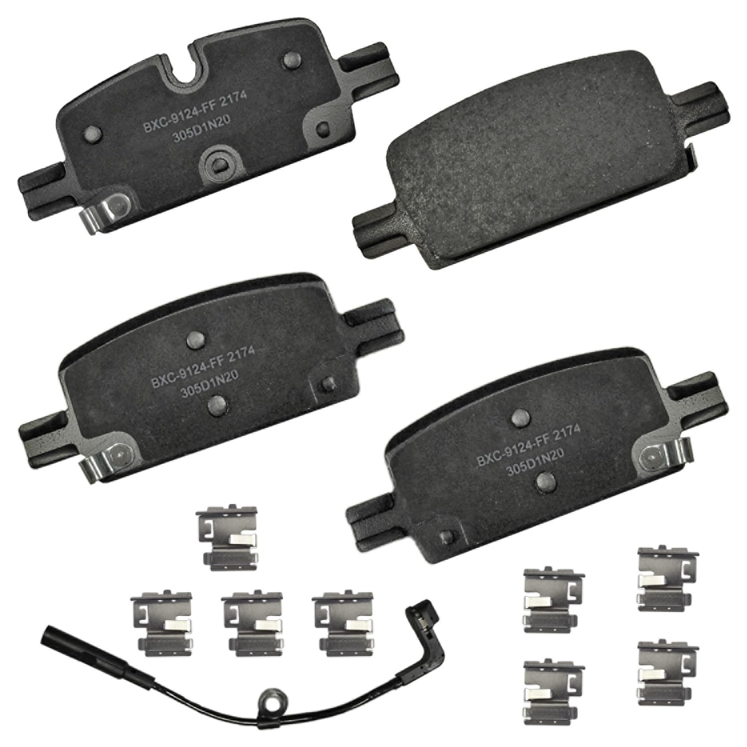 Bendix Premium Sbc2174 Ceramic Rear Brake Pads For Select Models Escalade,Esv,Lyriq,Cheyenne,Colorado,Silverado 1500,Ltd,Suburba