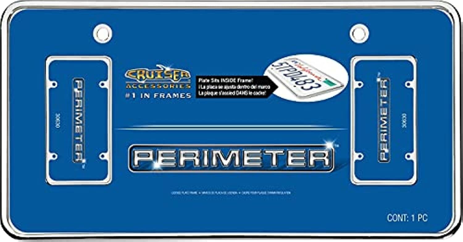 Cruiser Accessories 30630 License Plate Frame - Perimeter, Chrome
