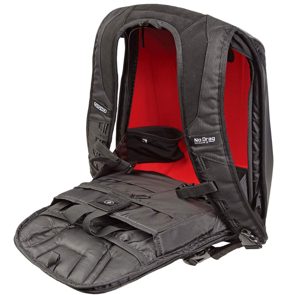 Ogio No Drag Mach 3 Backpack, 19' H X 12.5' W X 6.5' D, Black