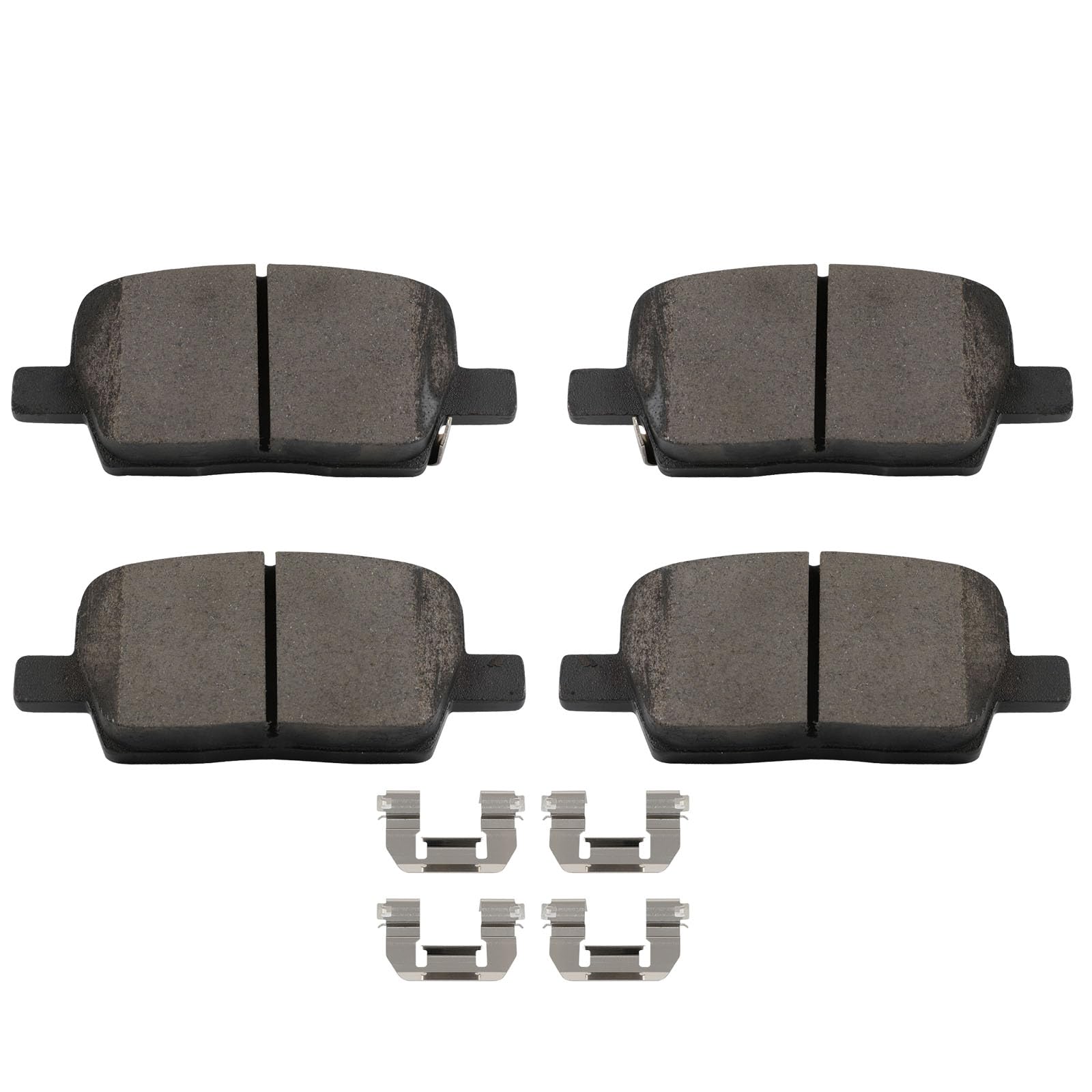 Scitoo D1877 Rear Ceramic Brake Pads Sets W/Hardware Replacement For Buick For Enclave 2018-2021,For Cadillac For Xt5 2017-2021,