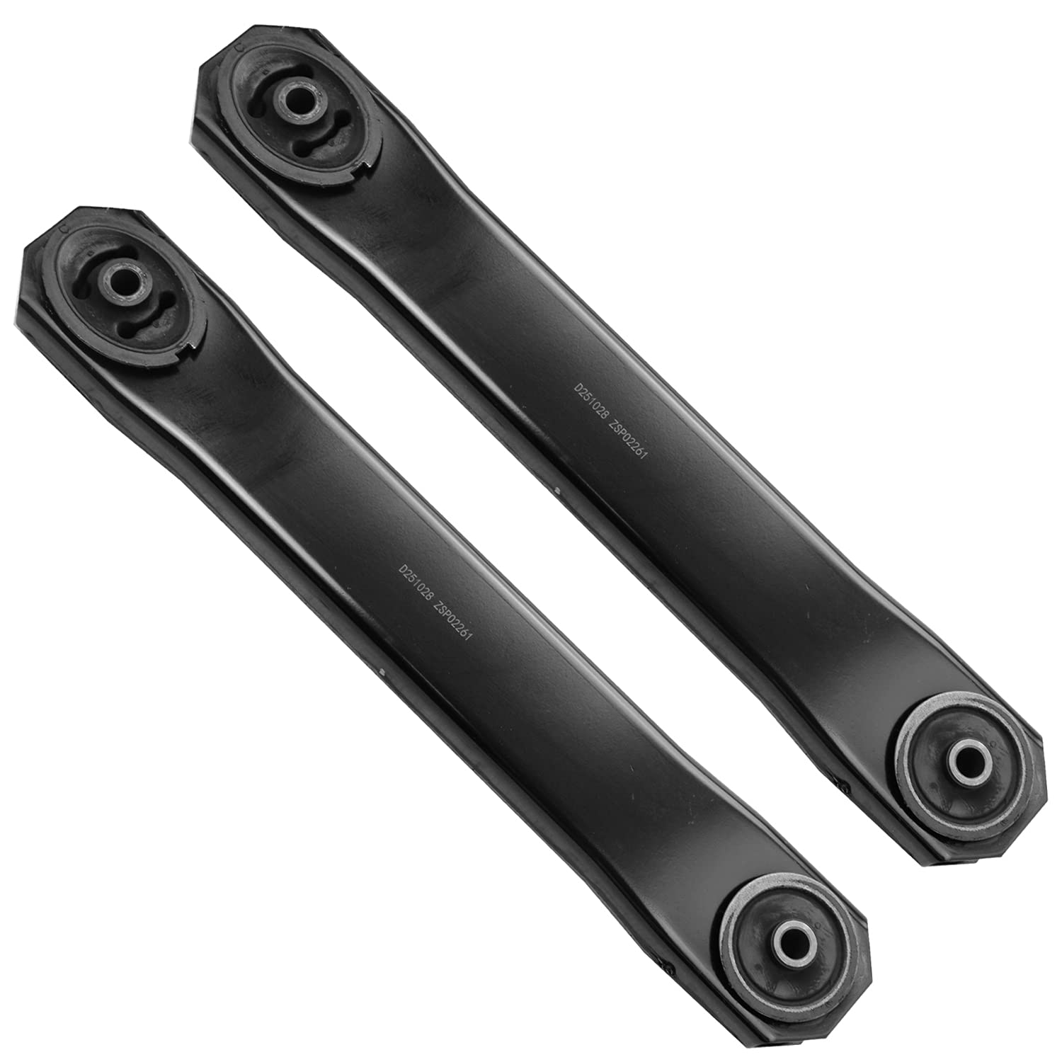 Detroit Axle - Rear Lower Control Arms for Jeep Grand Cherokee 1999-2004, 2 Lower Control Arms Assembly 2000 2001 2002 2003 Grand Cherokee, Replacement Rear Pair Set