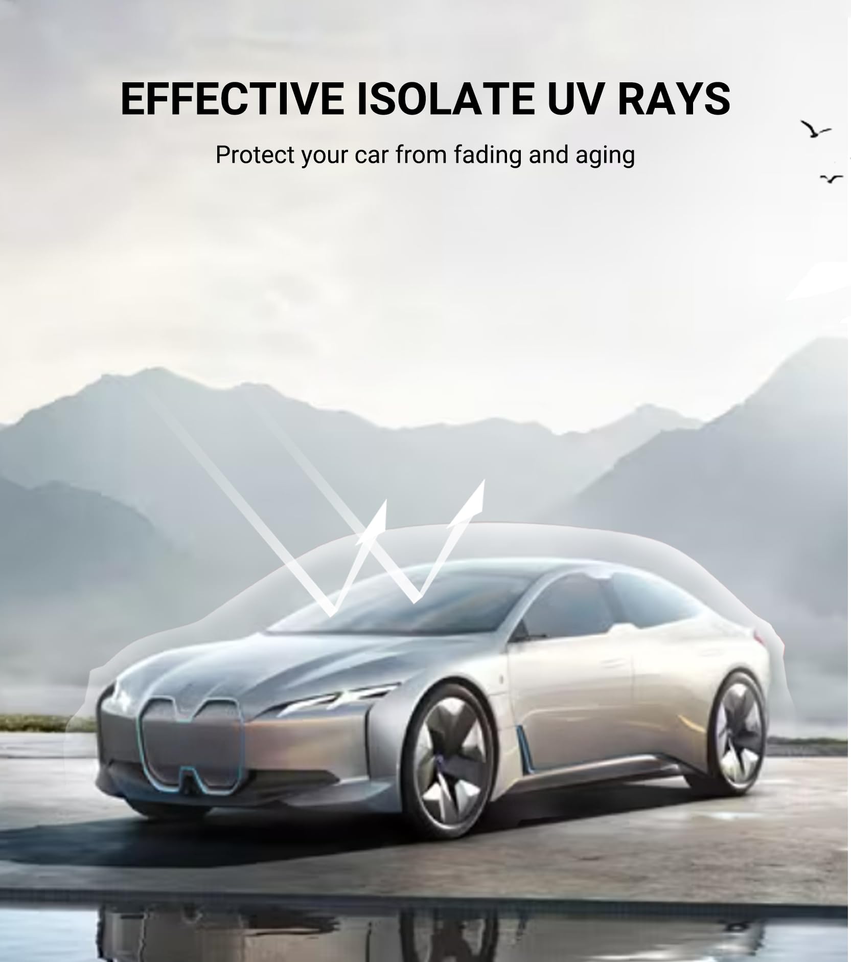 Pigenius Windshield Sun Shade For Ram 1500 2019-2025 With 5 Inch Wide Sensor - Astraguard