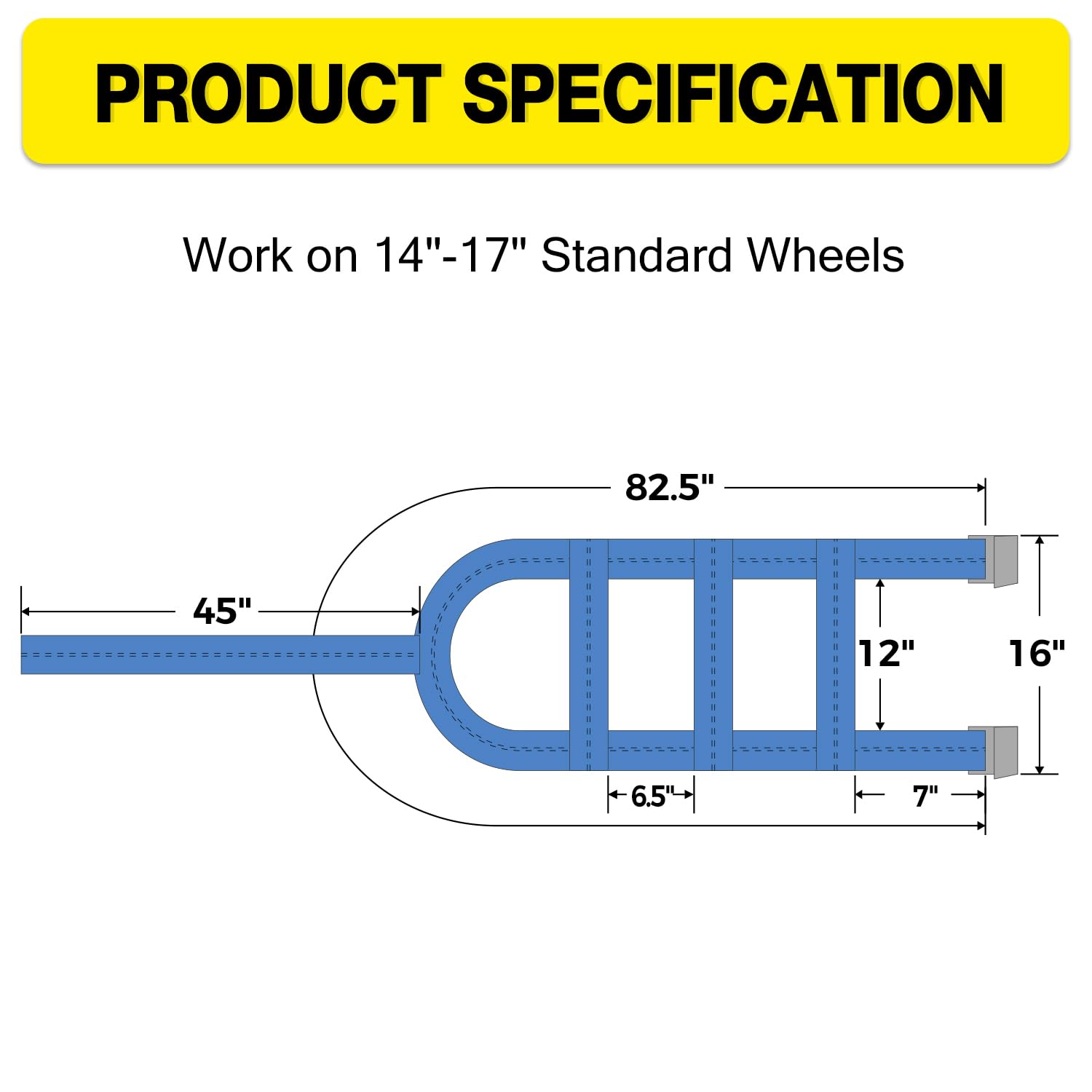 Autofonder 2Pc Tow Dolly Basket Straps With Flat Hook For 14''-17'' Tires -10,000 Lbs Breaking Strength Tire Bonnet&Tire Net -2