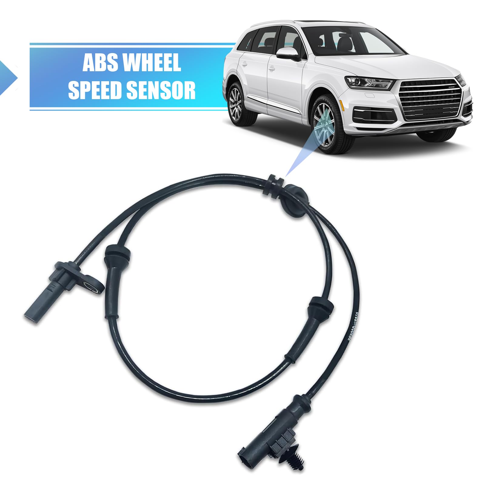 dawfall Pack-1 Automobile Wheel Speed Sensor, Anti-Lock Brake System Rear Left ABS Sensor, Directly Installed Standard Accessori