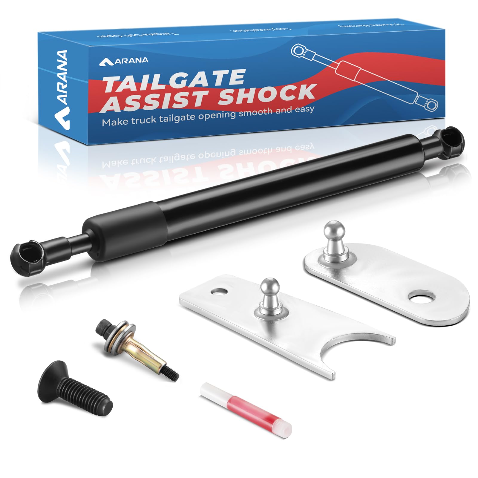 Arana Tailgate Assist Shock For 2007-2019 Chevy Silverado & Gmc Sierra 1500 2500 3500 Hd, Slow Drop Truck Tailgate Mods Damper K