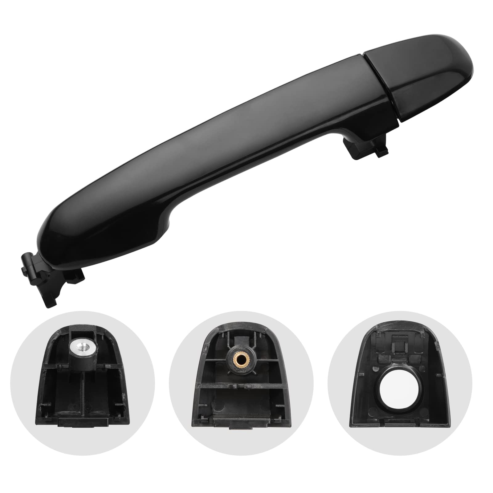 Lcyolada 6921106090 Exterior Door Handle Set for Toyota Camry 2012 2013 2014 2015 2016 2017,Front and Rear,Drive & Passenger Sid