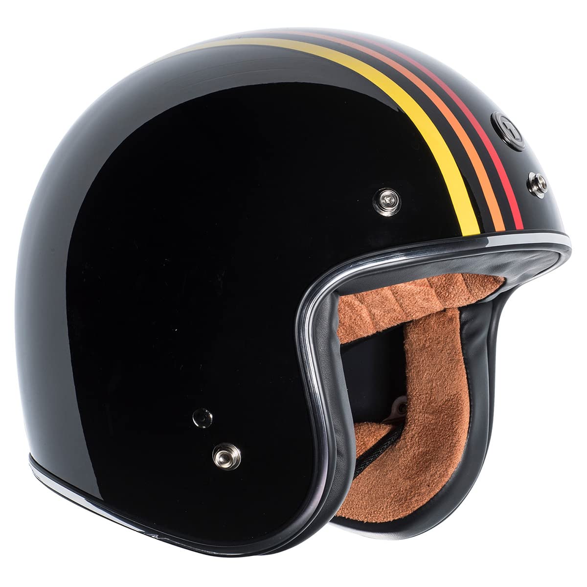 Torc T50 Route 66 Open Face Helmet With 1978'' Graphic (Gloss Black, Xx-Large)