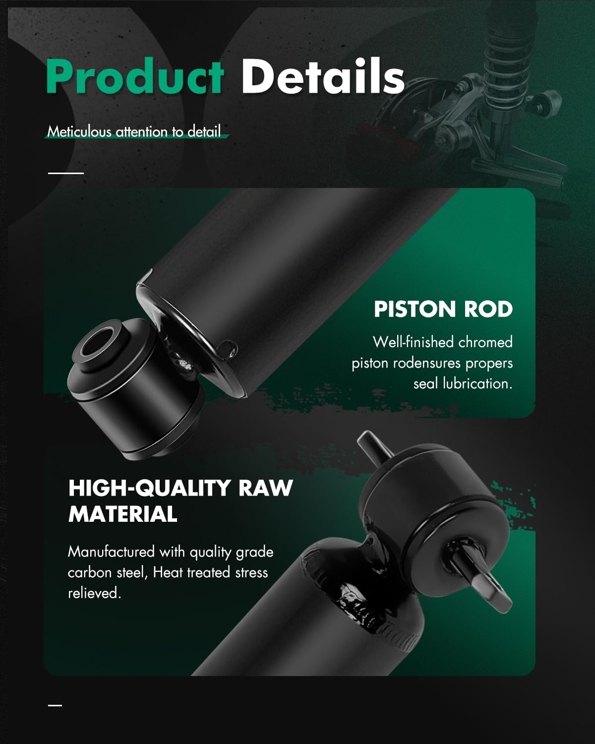 Shocks For Grand Cherokee, Front Struts & Rear Shock Absorbers, Scitoo Shocks Set Assemblies Kit Fit For 1999 2000 2001 2002 200