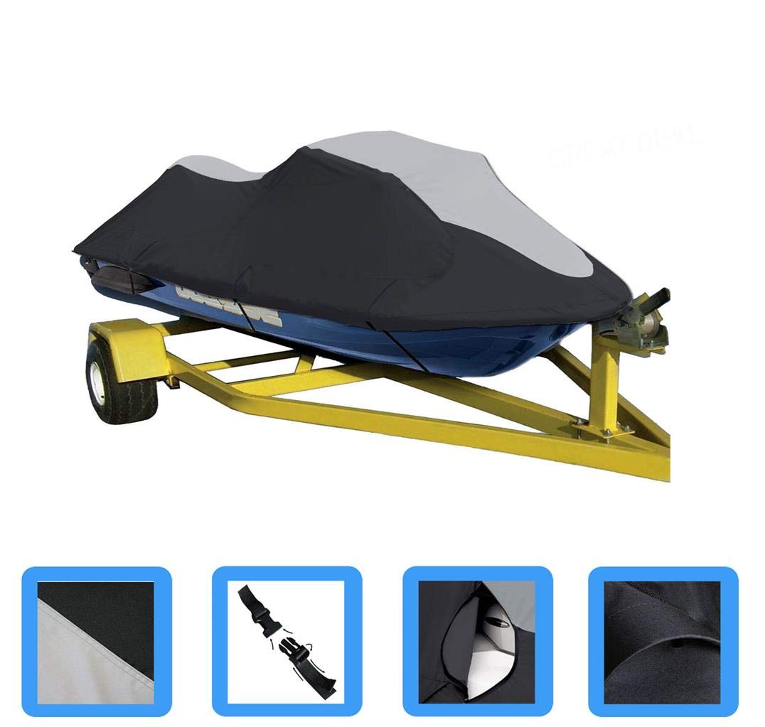 Compatible for Sea Doo Jet Ski Spark TRIXX 2up Cover 2017 2018 2019 2020 2021 2022 Jetski Cover 2 Seater 600 Denier