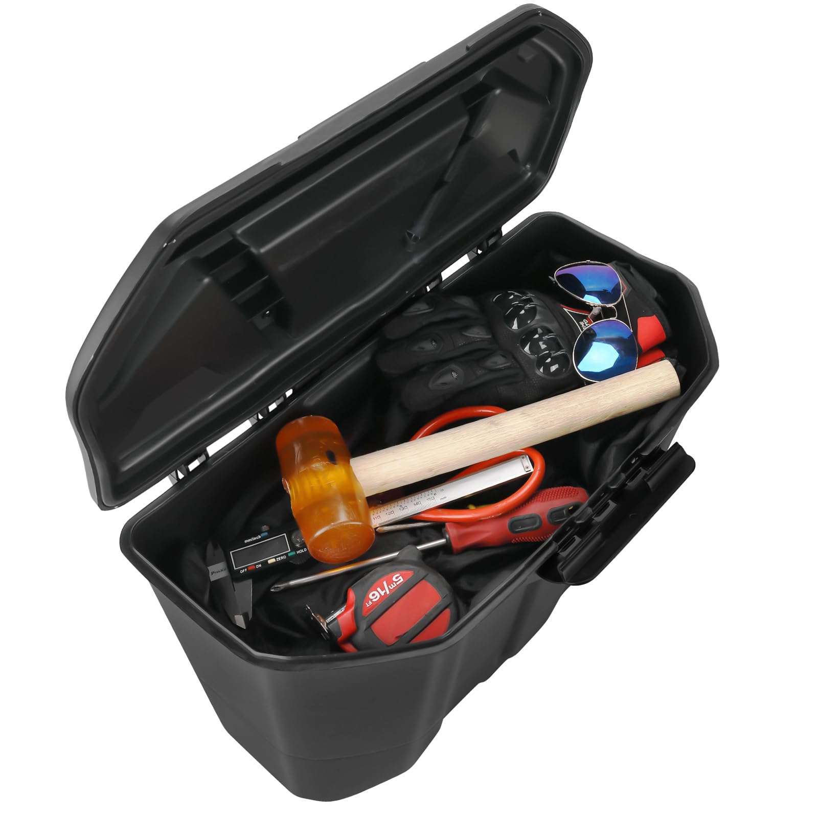 KEMIMOTO Removable Storage Bins, Driver & Passenger Under Seat Storage Box, Compatible with 2016-2025 Can-Am Defender & Defender