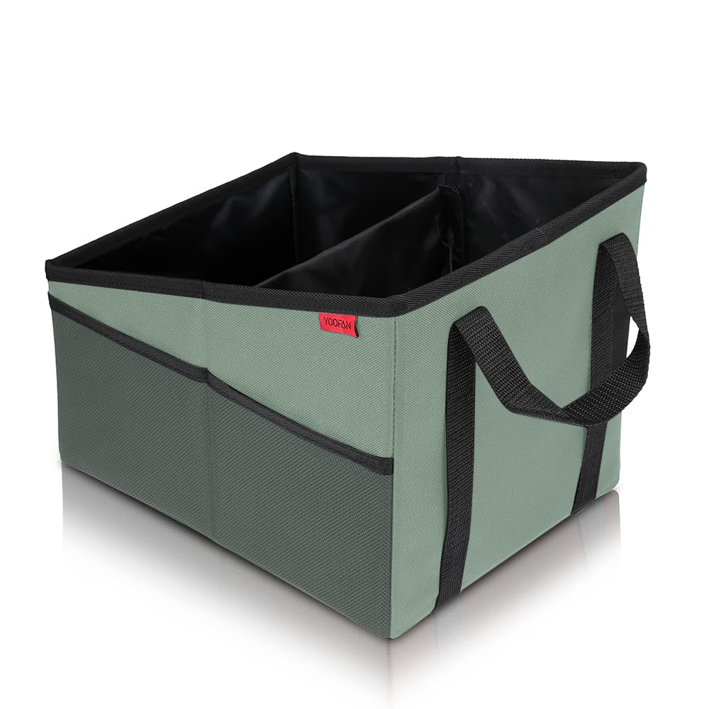 Car Seat Organizer - Passenger Seat Organizer, Collapsible Small Car Seat Storage Organizer For Console Front Or Back, Automotiv