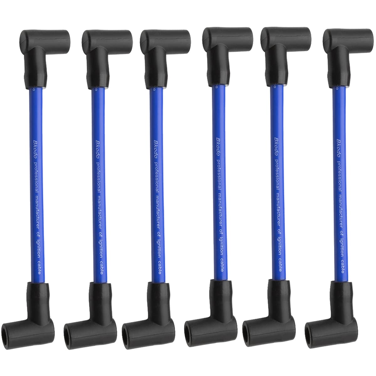 6 Pcs Spark Plug Wire 6'' High Performance Premium Marine Replacement for Evinrude OMC Johnson Spark Plug Wire Leads Set Sierra 