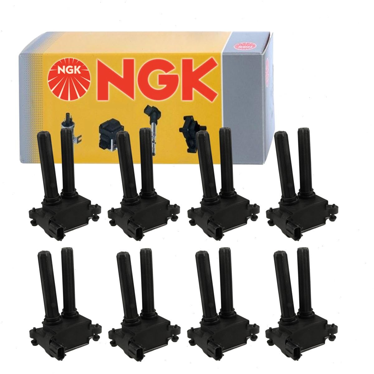 8 pc NGK Ignition Coils compatible with Dodge Ram 1500 5.7L V8 2006-2010