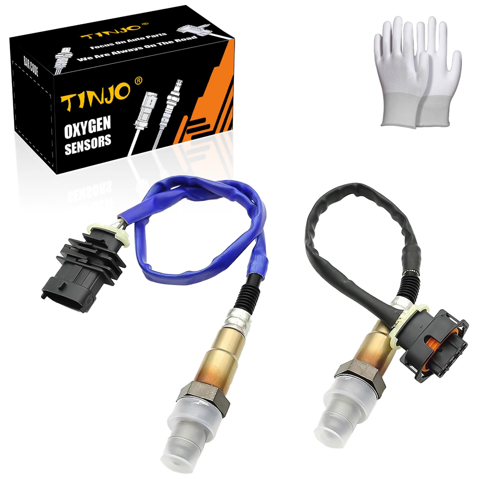 Oxygen Sensor Upstream&Downstream O2 Sensor 234-4528 234-4529 Fit For Chevy Cruze 2011-2015 1.4L L4, Sonic 2012-2020 1.4L L4, Tr