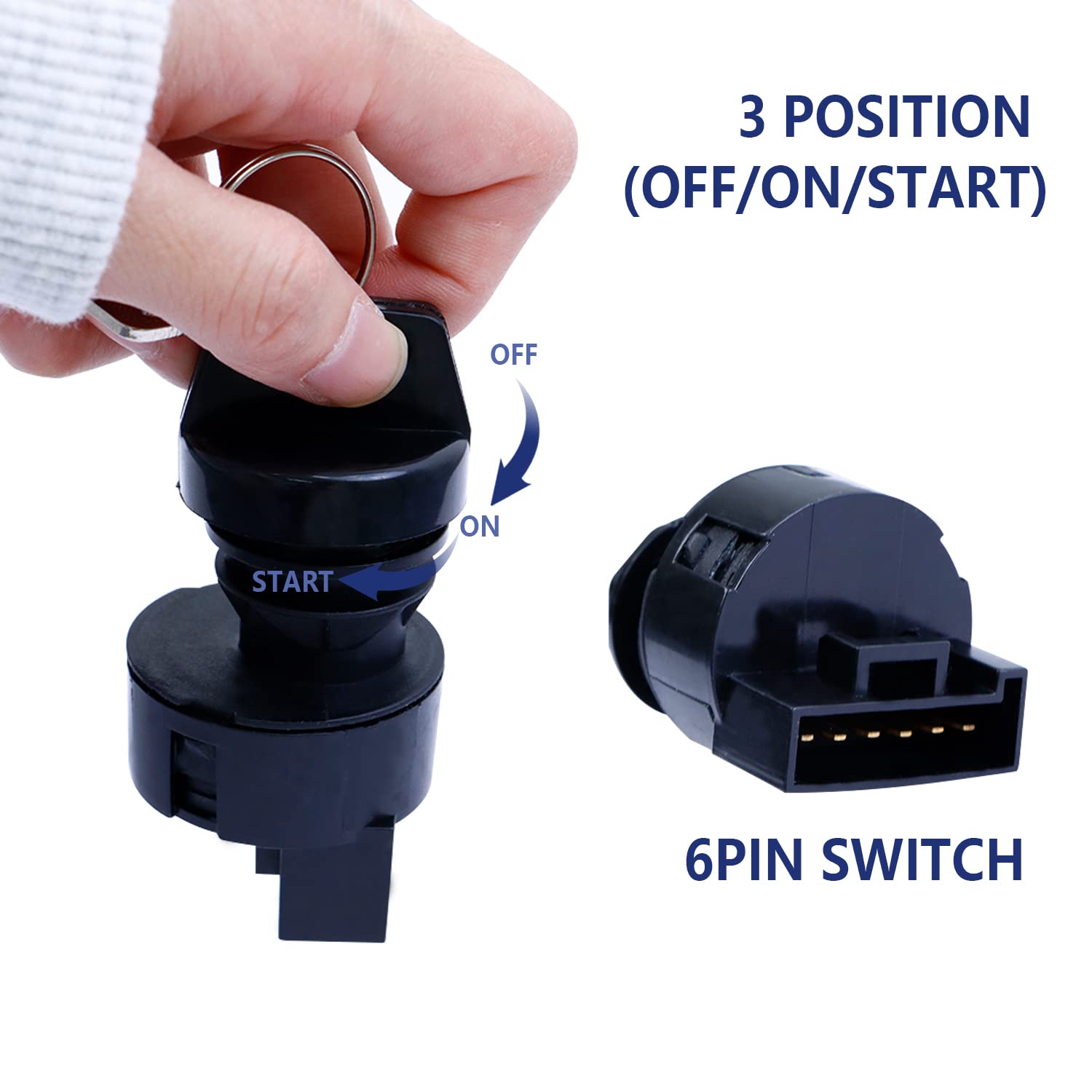Ignition Key Switch Compatible With Polaris Sportsman 400 500 570 600 700 800 Ranger 400 425 500 570 700 800 900 1000 Rzr 570 80