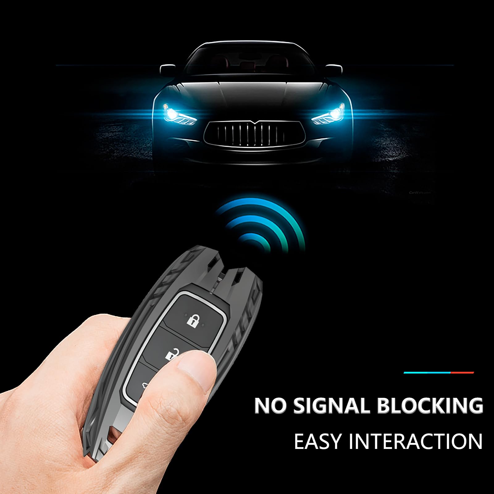 Ocezbiis For Hyundai Key Fob Cover,Keychain,Zinc Alloy Protection Car Key Case For Palisade Elantra Kona Veloster Solaris Azera