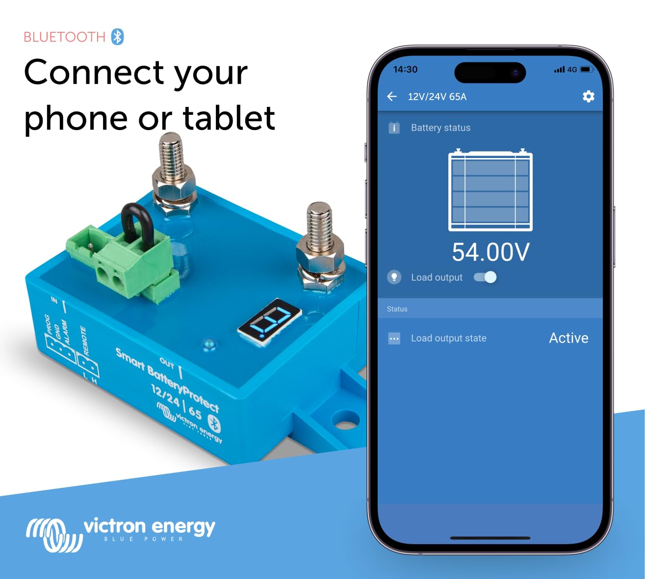 Victron Energy Smart Batteryprotect 12/24-Volt 65 Amp (Bluetooth)