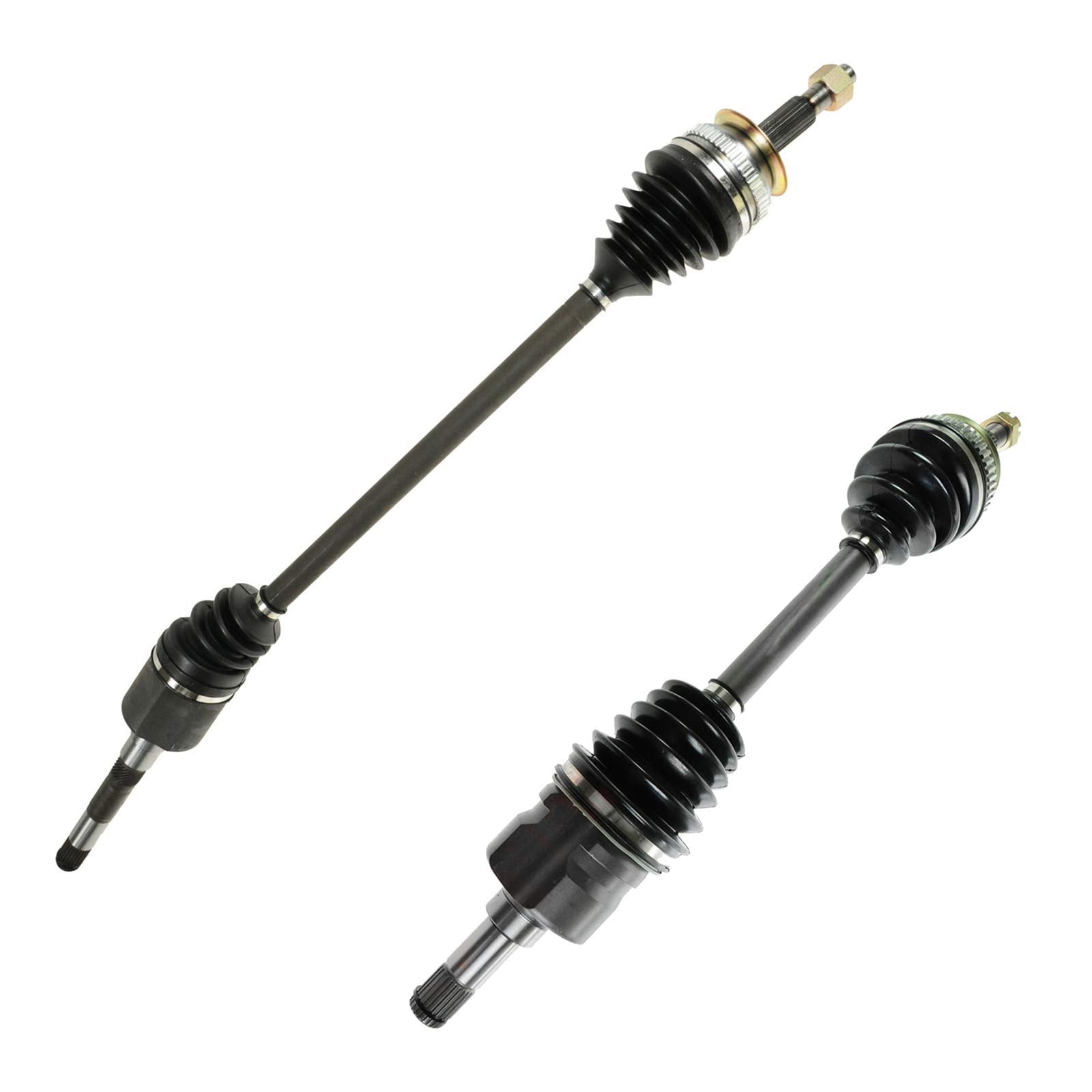 Trq Front Cv Axle Shaft Assembly Set Driver & Passenger Side Compatible With 1996-2007 Chrysler Town & Country 2000-2003 Voyager