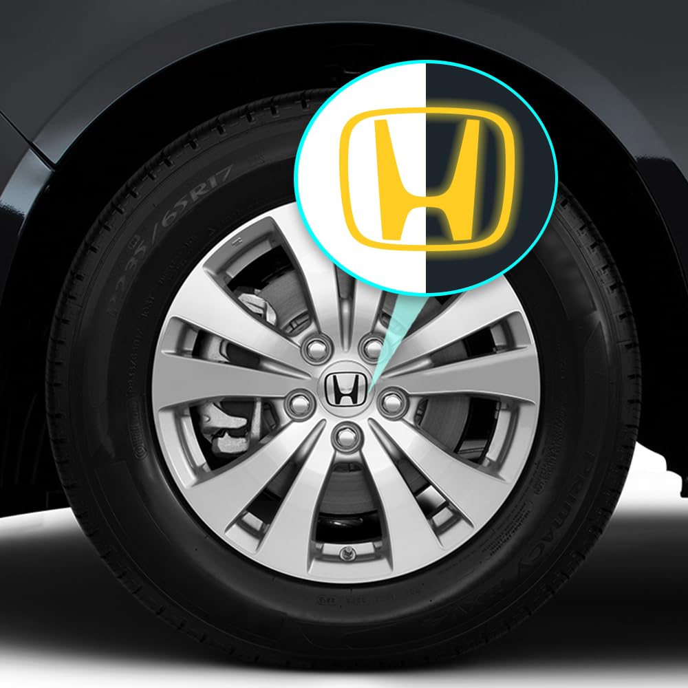 IPG Decal Made for Crosstour Accord Element CRV CRZ Ridgeline Odyssey Pilot Logo Center Cap Overlay Wheel Tire Decals Stickers (