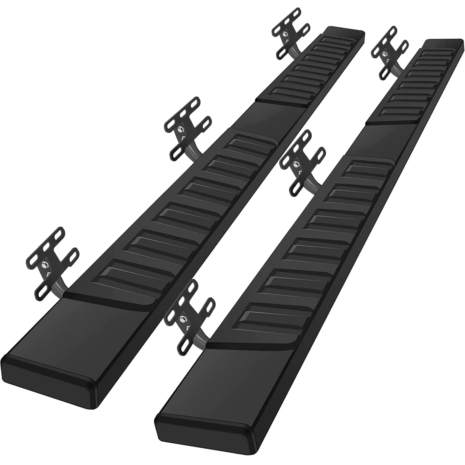 Comnova Side Steps Running Boards Compatible With 2019-2025 Dodge Ram 1500 Crew Cab New Body Style. 6.5 Inches Ram Rock Sliders Nerf Bars With Honeycomb Step Pad.