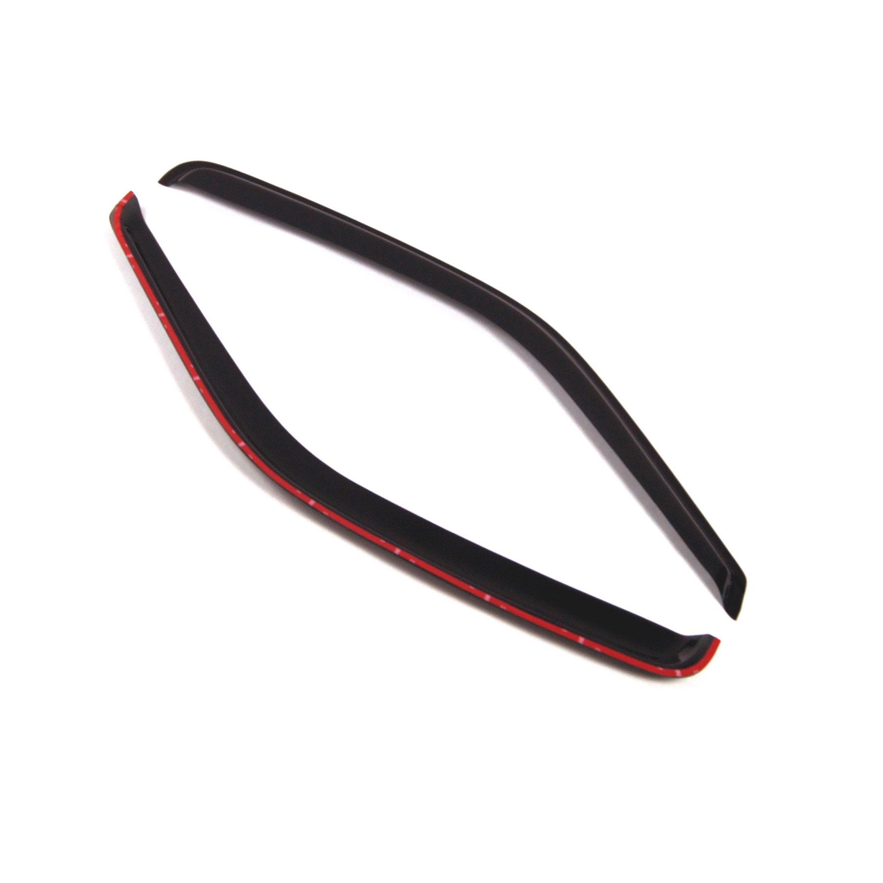 Tuningpros Outside Mount Window Vent Visors Rain Guards Compatible With Chevy Express 1500-3500 17-18 | Side Window Wind Deflect