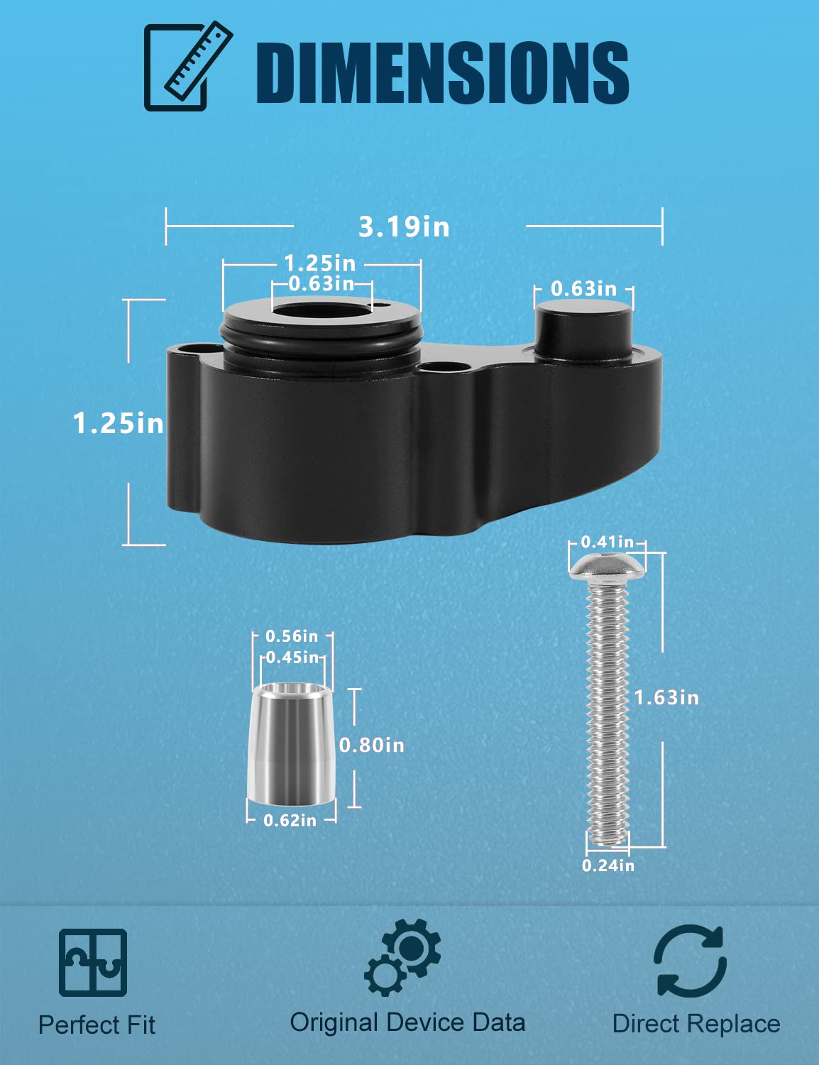 Yoursme Hp4600 Cylinder Gland Kit Fit For Baystar Compact Cylinder Hc4645H Hc4648H Hc4658H Hc4647H Teleflex Marine