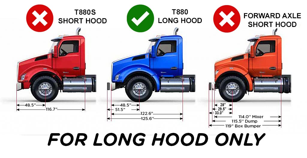Polyvance T880 'Long' Hood Repair Kit