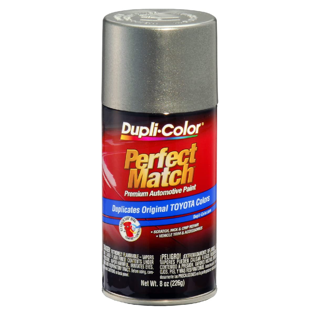 Dupli-Color EBTY16147 Perfect Match Automotive Spray Paint - Toyota Phantom Grey Pearl, 1E3 - 8 oz. Aerosol Can