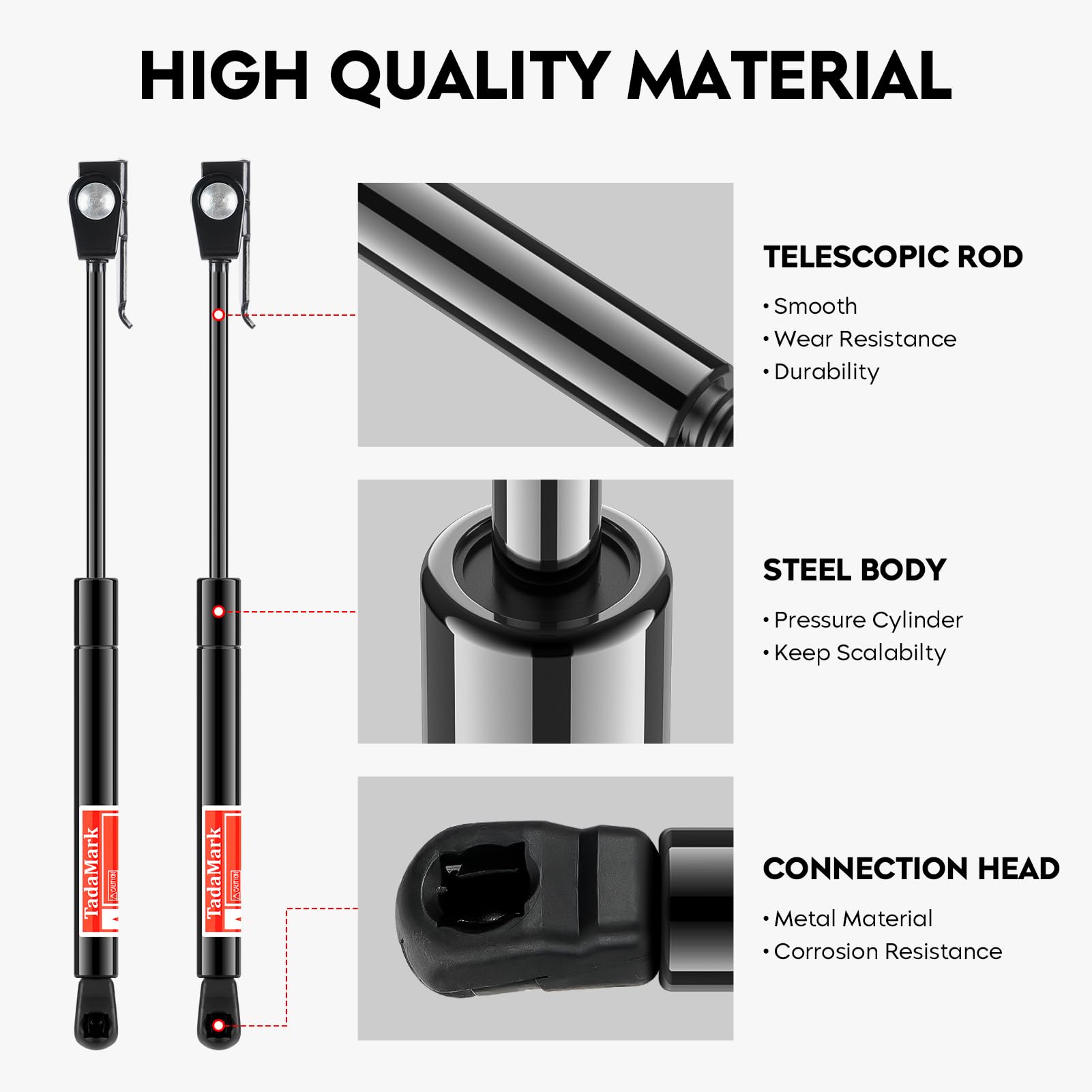 2 Pcs Front Hood Lift Supports Struts Gas Springs For 1999-2003 Toyota Solara 4174 Sg329007