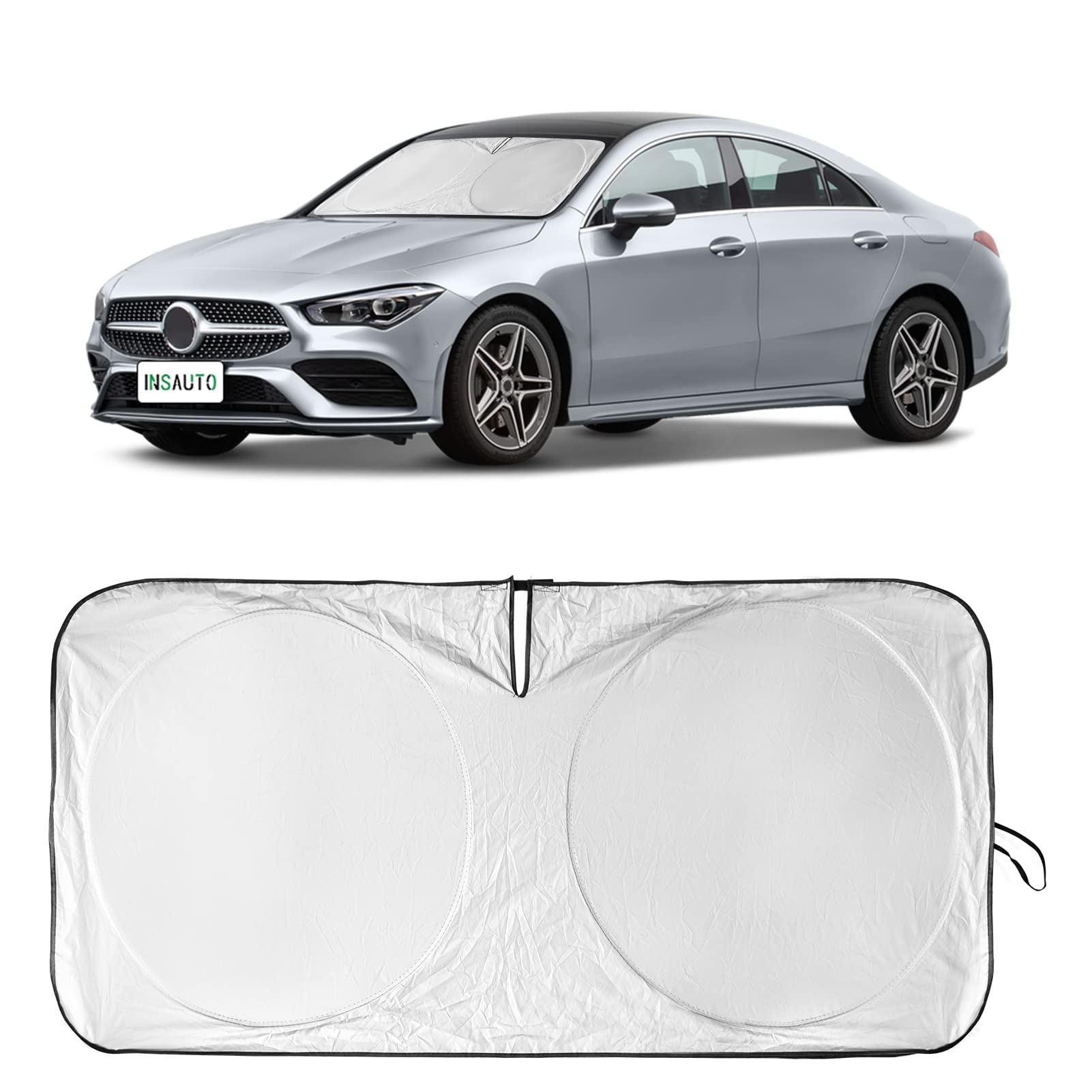 Sunshade Sun Shield For Mercedes-Benz C-Class W205 C250 C300 C400 Slk Sls Cla Cls Cl-Class 2008-2023 2024 Window Shade Windshiel