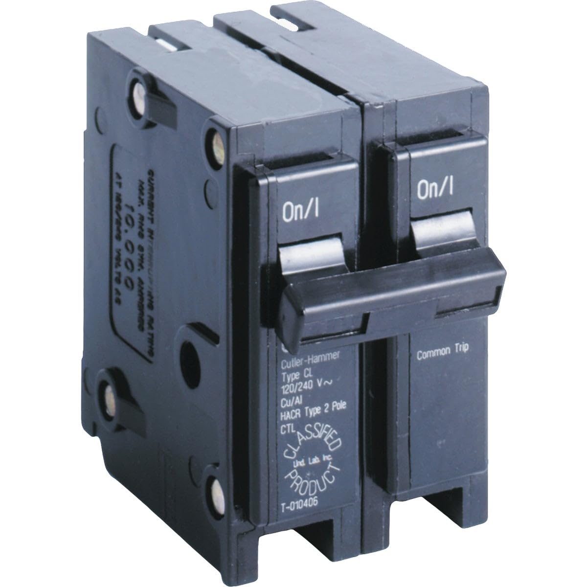 Eaton Corporation CL250CS Double Pole Ul Classified Replacement Breaker, 240V, 50-Amp