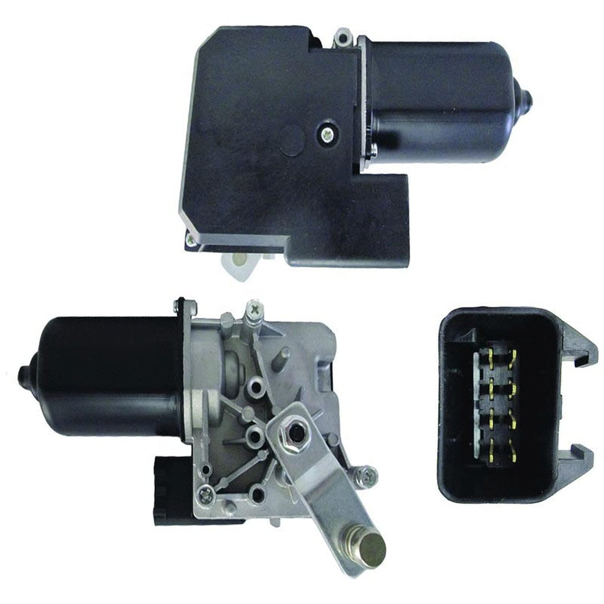 OEG Parts New Wiper Motor W/Pulse Board Module Compatible with Buick Lesabre Cadillac DeVille 2000-2005 12487617, 12487618, 1248