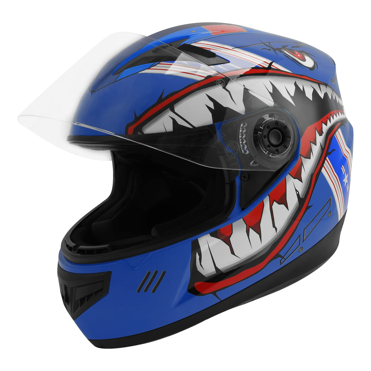 Tcmt Dot Youth & Kids Motocross Offroad Street Helmet Full Face Shark – Carkart