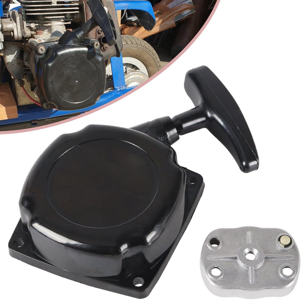 Recoil Starter Pull Start & Pawl Claw Cog Replacement Parts for 2 Stroke ATV Pocket Rocket Bike Motor 50cc Dirt Bike Gas Scooter