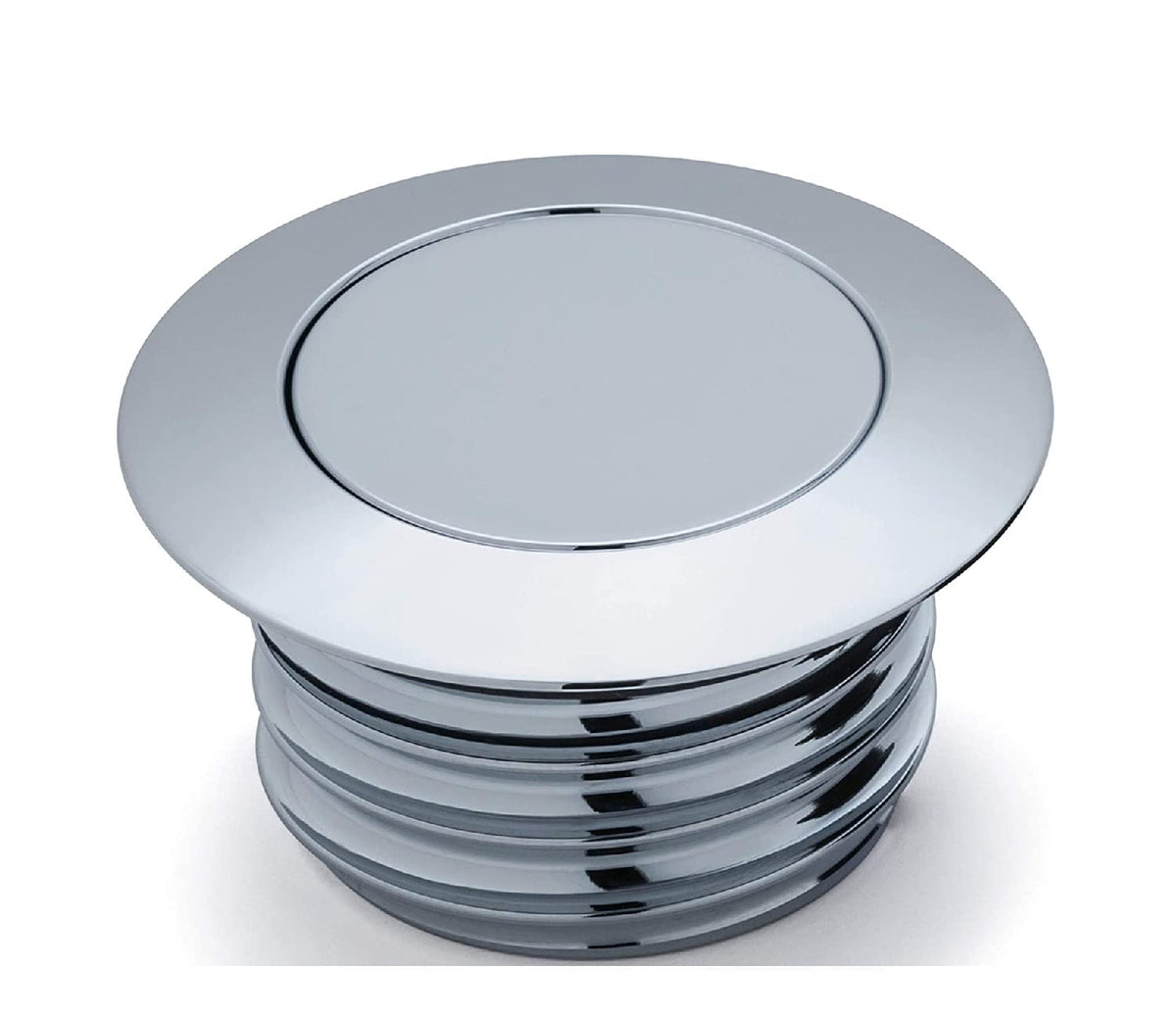 Harley Flush Pop-up Gas Storage Cap,Motorcycle Clockwise Fuel Gas Oil Tank Cap (silver)
