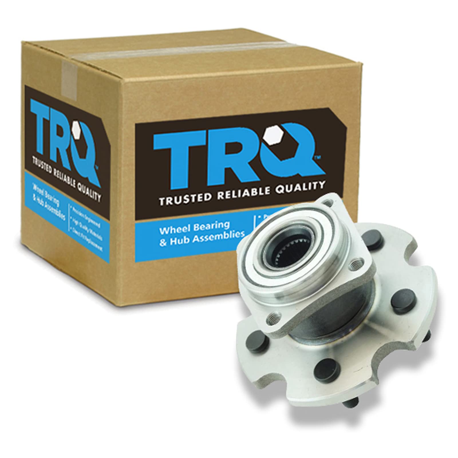 Trq Rear Left Right Wheel Hub Bearing Assembly Driver Passenger Side Compatible With 2009-2010 Pontiac Vibe 2009-2013 Toyota Mat