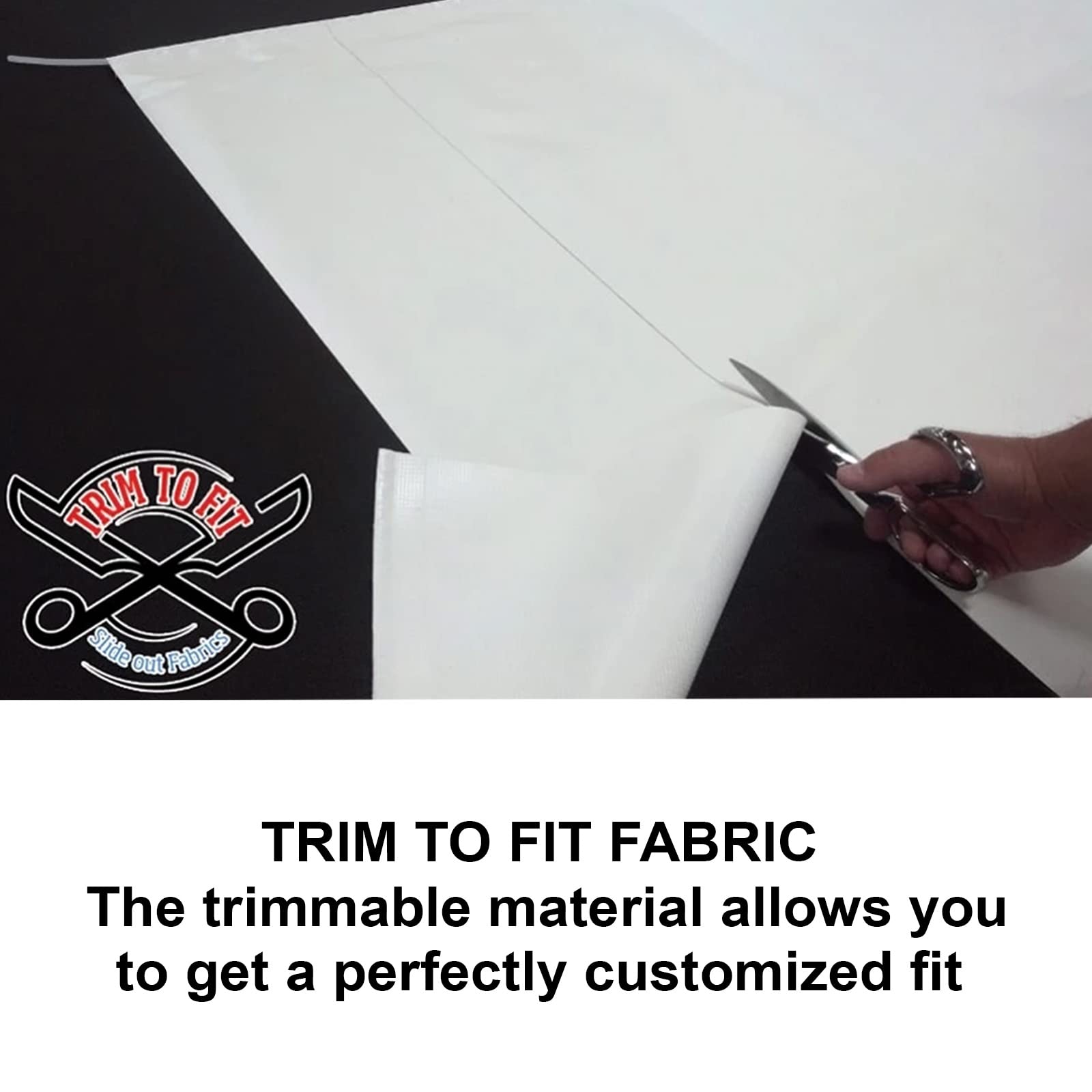 The Shadepro Rv Slideout Topper - 93'' And Under Trim To Fit Slide Out Awning Fabric Replacement For Rvs And Campers - Ultra-Dur