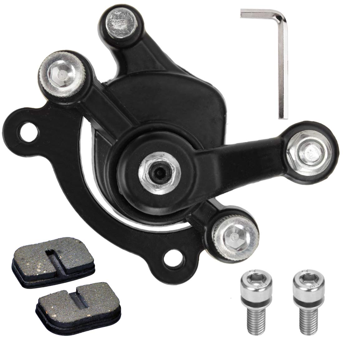 FVRITO Rear Disc Brake Caliper Pads for 97cc 2.8HP Baja Motorsports Doodle Bug DB30 (Dirt Bug, Racer) MVS10 Electric Razor MX500