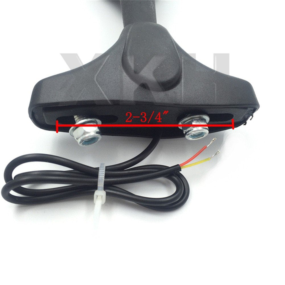 XKH Carbon Turn Signal Mirrors with Smoke Lens for Suzuki GSXR 600/750/1000/Hayabusa (2001-2012) - Adult Size, Clear Lens