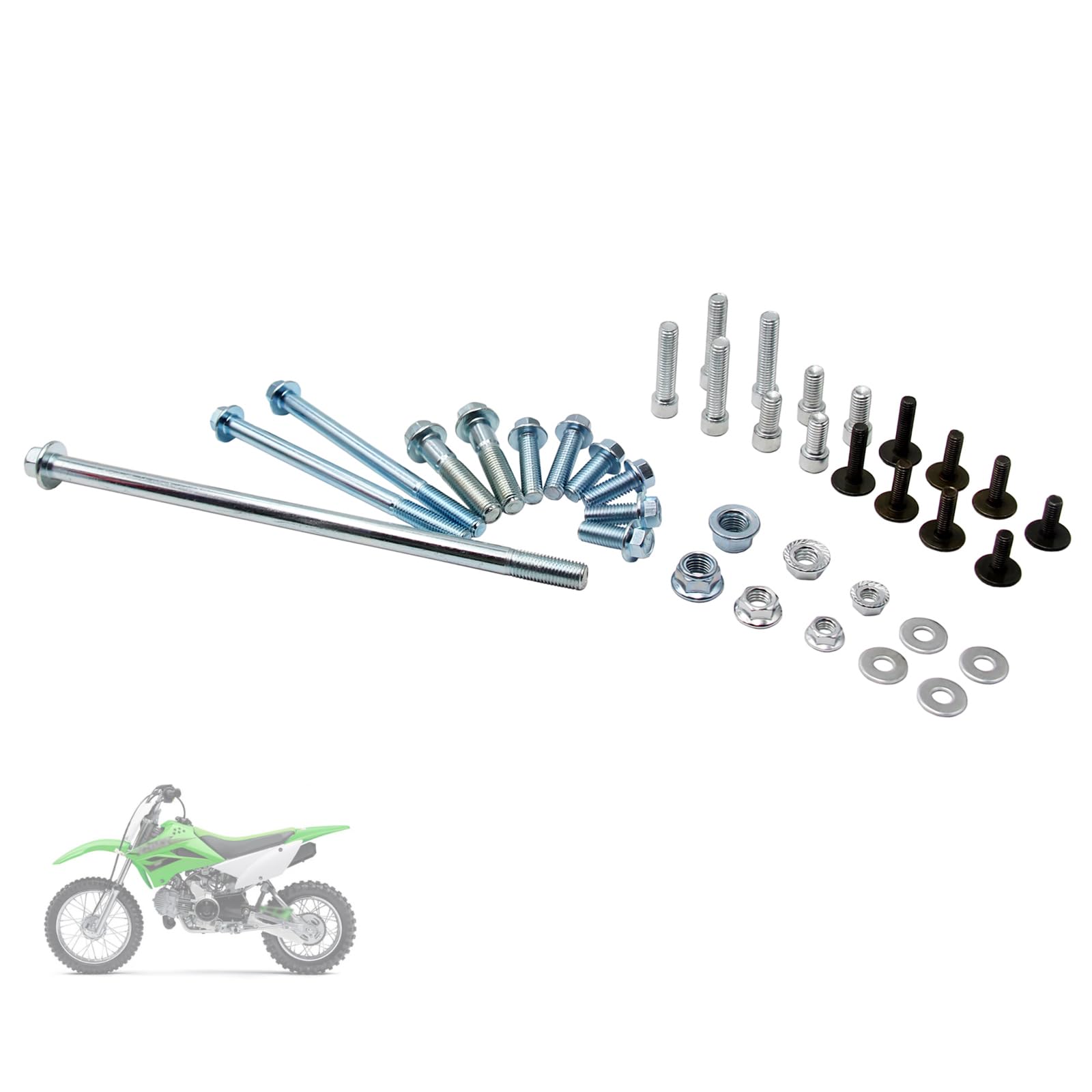 Pit Bike Frame Bolts Nuts Kit Set For 125Cc 140Cc 150Cc Pit Pro Trail Dirt Bike
