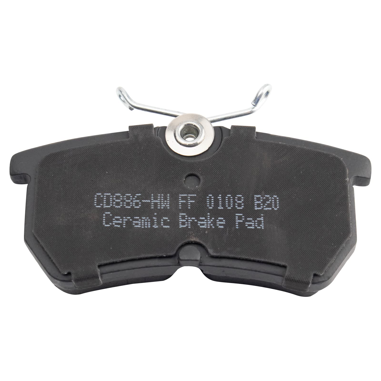 TRQ Rear Brake Pads Ceramic Compatible with 2014-2019 Ford Fiesta 2001-2007 Focus