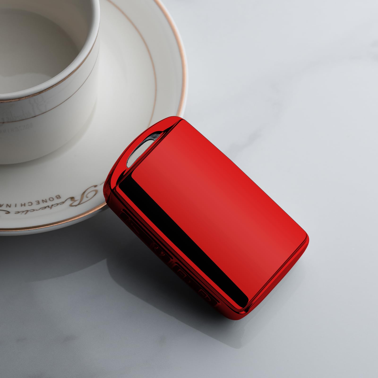 Tengare Mazda Key Fob Cover Car Key Protector Case Mazda Keychain Holder Accessories Red