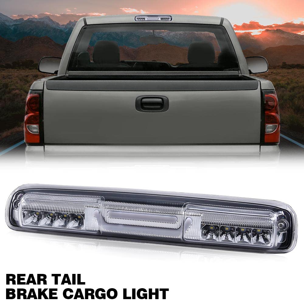 Grand Orange 3Rd Brake Light Led Compatible With Chevy Silverado 1999-2006/ Fit Gmc Sierra 1500 2500 3500 & Hd Rear Tail Cargo L