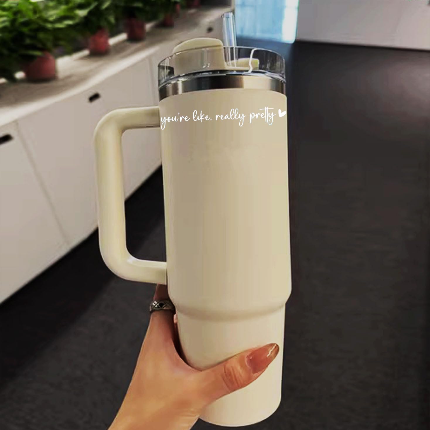 2 X You Are Like Really Pretty Rearview Mirror Decal Water Bottle Stickers Affirmation Reminder Sticker Laptop Bumper Sticker Tu