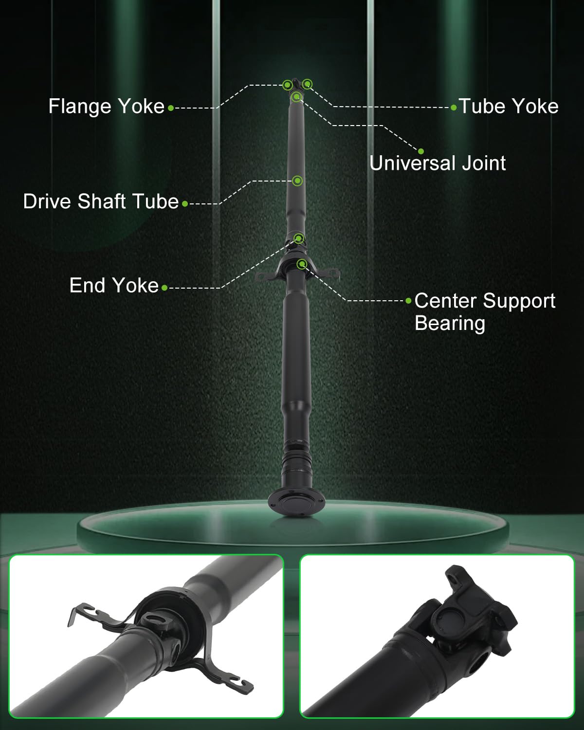 Scitoo 80.5'' Rear Drive Shaft Assembly Propeller Shaft Compatible For Ford Edge 2008-2014,For Lincoln Mkx 2008-2015 Dt4Z-4R602-