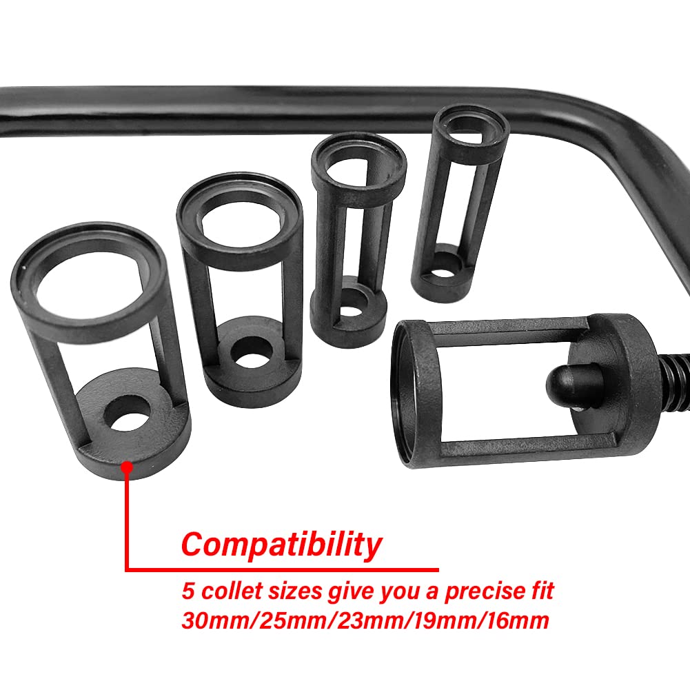 Pit Posse PP2563 Valve Spring Compressor Tool Set w/Carry Case - Valve Spring Removal for Motorcycle ATV Car Automotive Small En