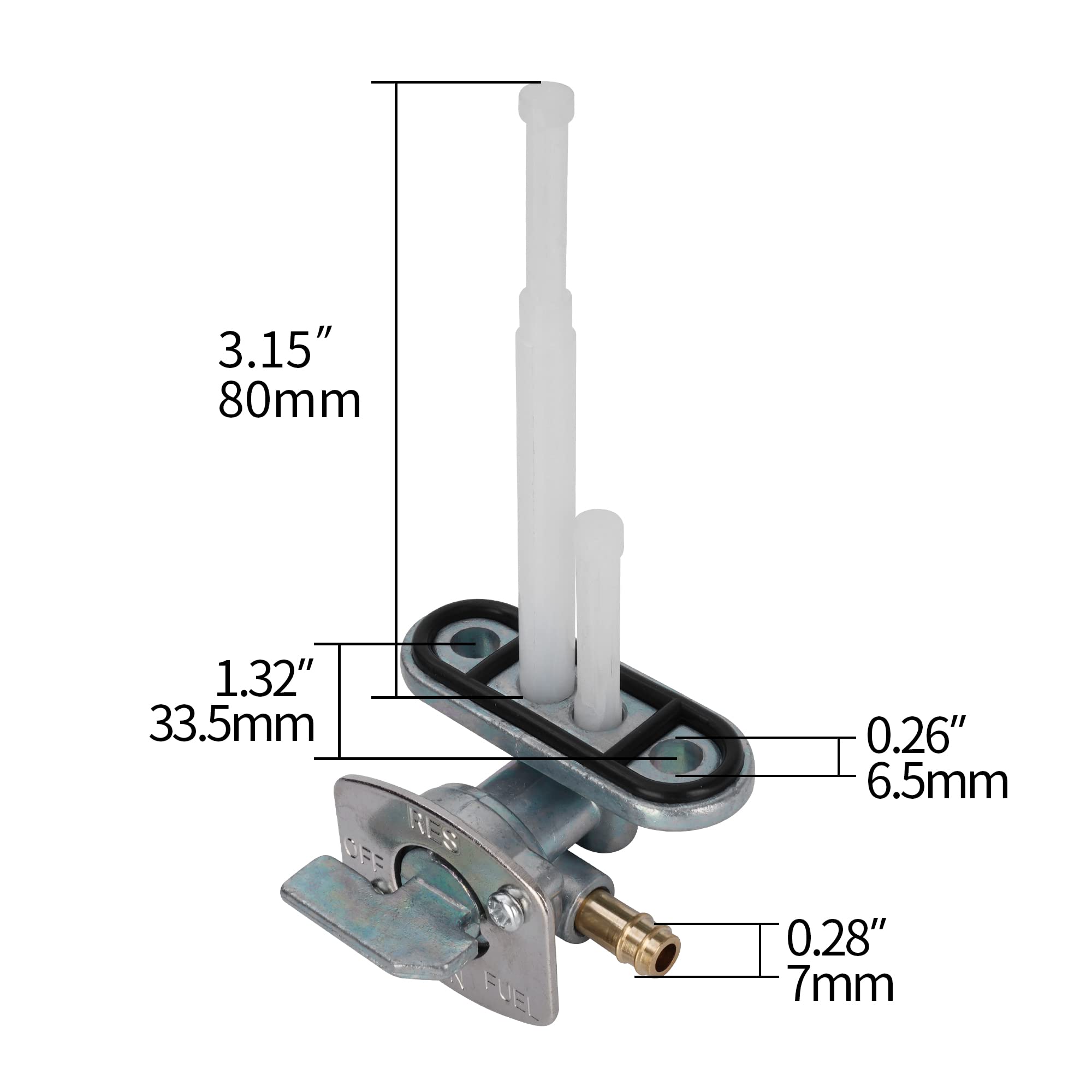 Fuel Petcock Shut Off Valve Tank Switch for Kazuma Meerkat Falcon 90 RedCat 50 Kids 50cc 110cc 150cc 250cc ATV Quad Parts