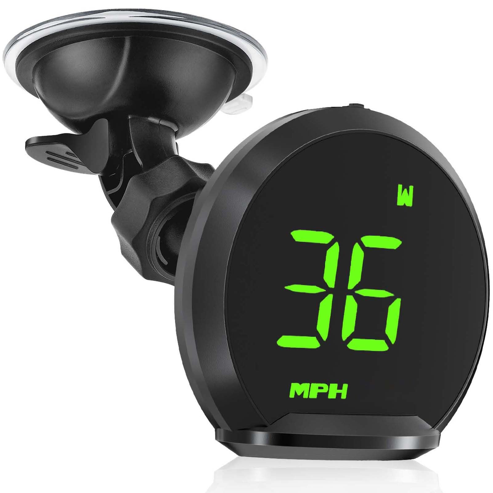 Acecar Digital Gps Speedometer New Hud Car Head Up Display Lcd Display With Mph Digital Speed Compass Direction Driving Distance