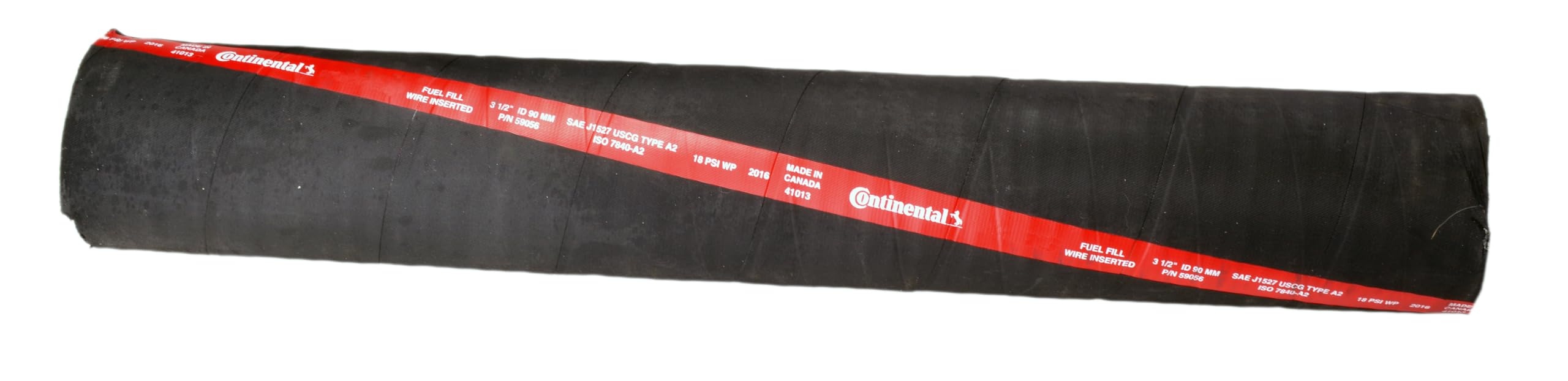 Continental 58524 Fuel Fill/Marine Exhaust Hose, 1.5'' Id, 48'' Length